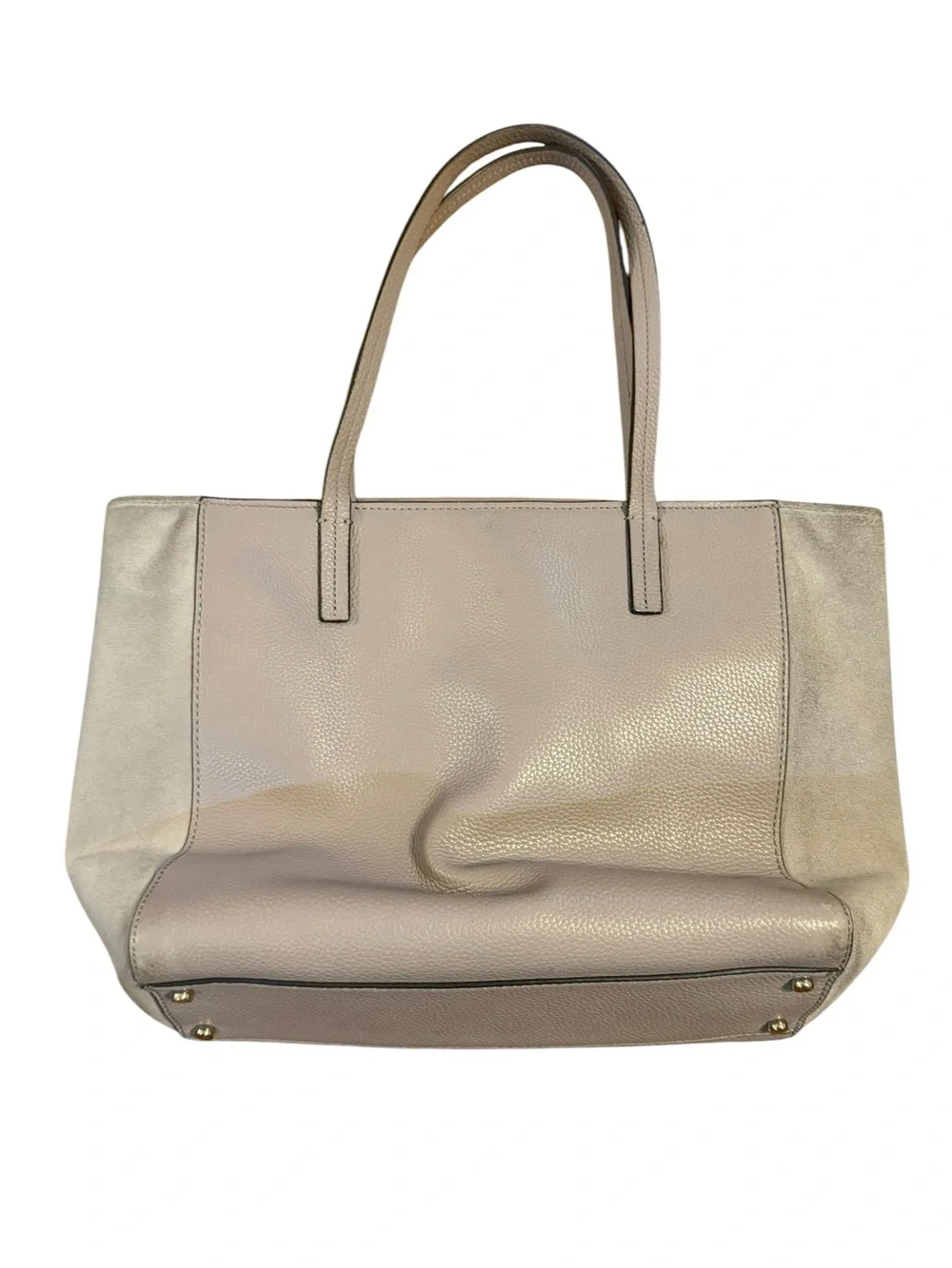 Kate Spade Lavender Leather & Suede Tote